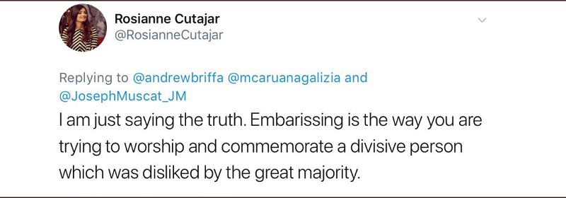 Rosianne Cutajar Twitter
