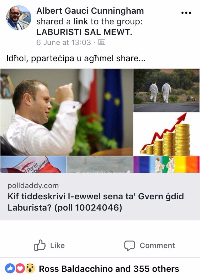 Albert Gauci Cunningham astroturfing