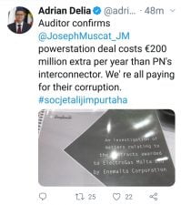 Adrian Delia Electrogas NAO report