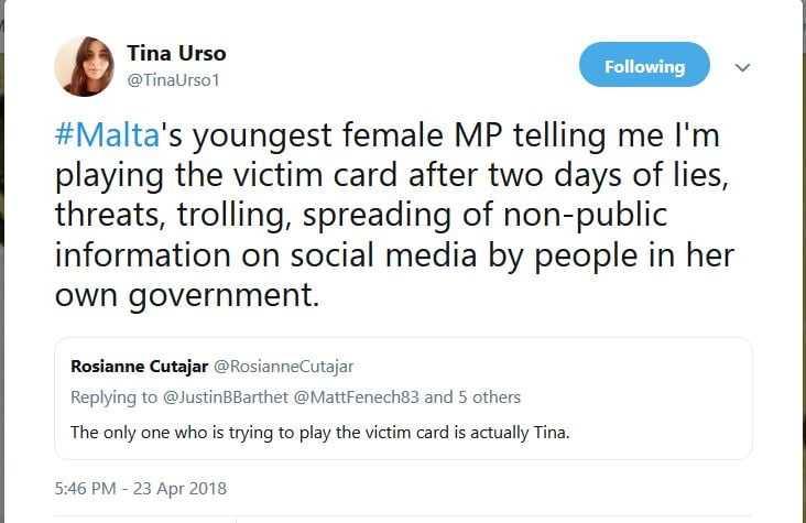 tina urso rosianne cutajar