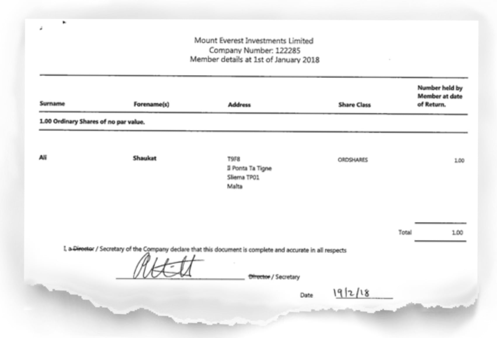 The Shift News had previously shown how Shaukat Ali owned one of the Jersey companies called Mount Everest