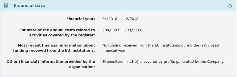 Henley & Partners lobbying 2018