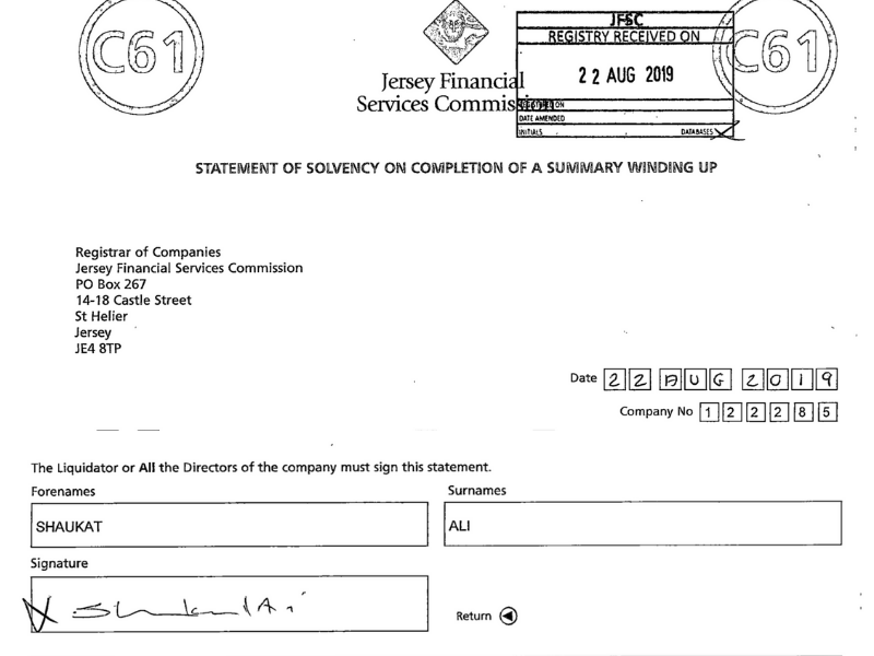 Shaukat Ali Abdul Ghafoor Jersey