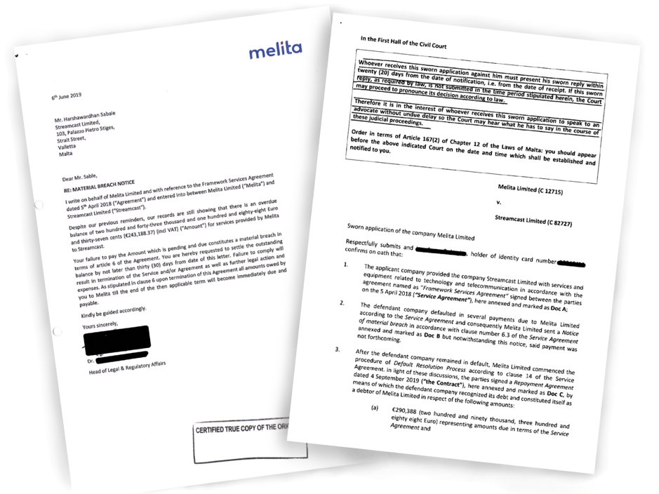 Melita vs Streamcast