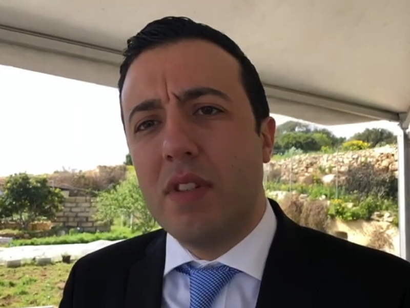 Gozo Minister Clint Camilleri.