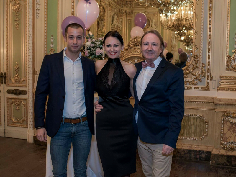 Kristina Arbociute and Patrick Obrien