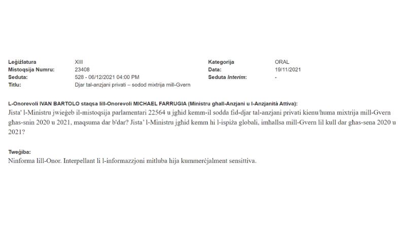 PQ Minister Michael Farrugia