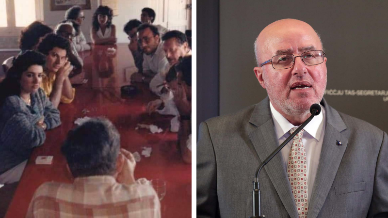 Mario Cutajar + Dom Mintoff