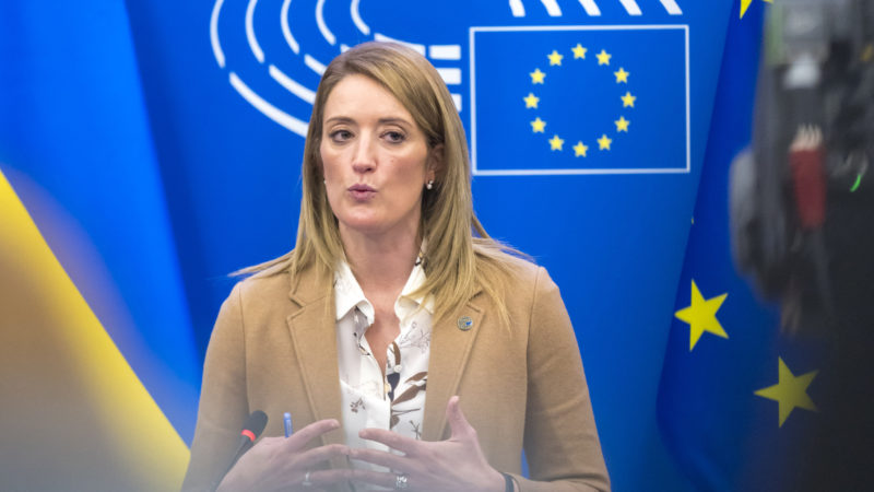 European Parliament President Roberta Metsola