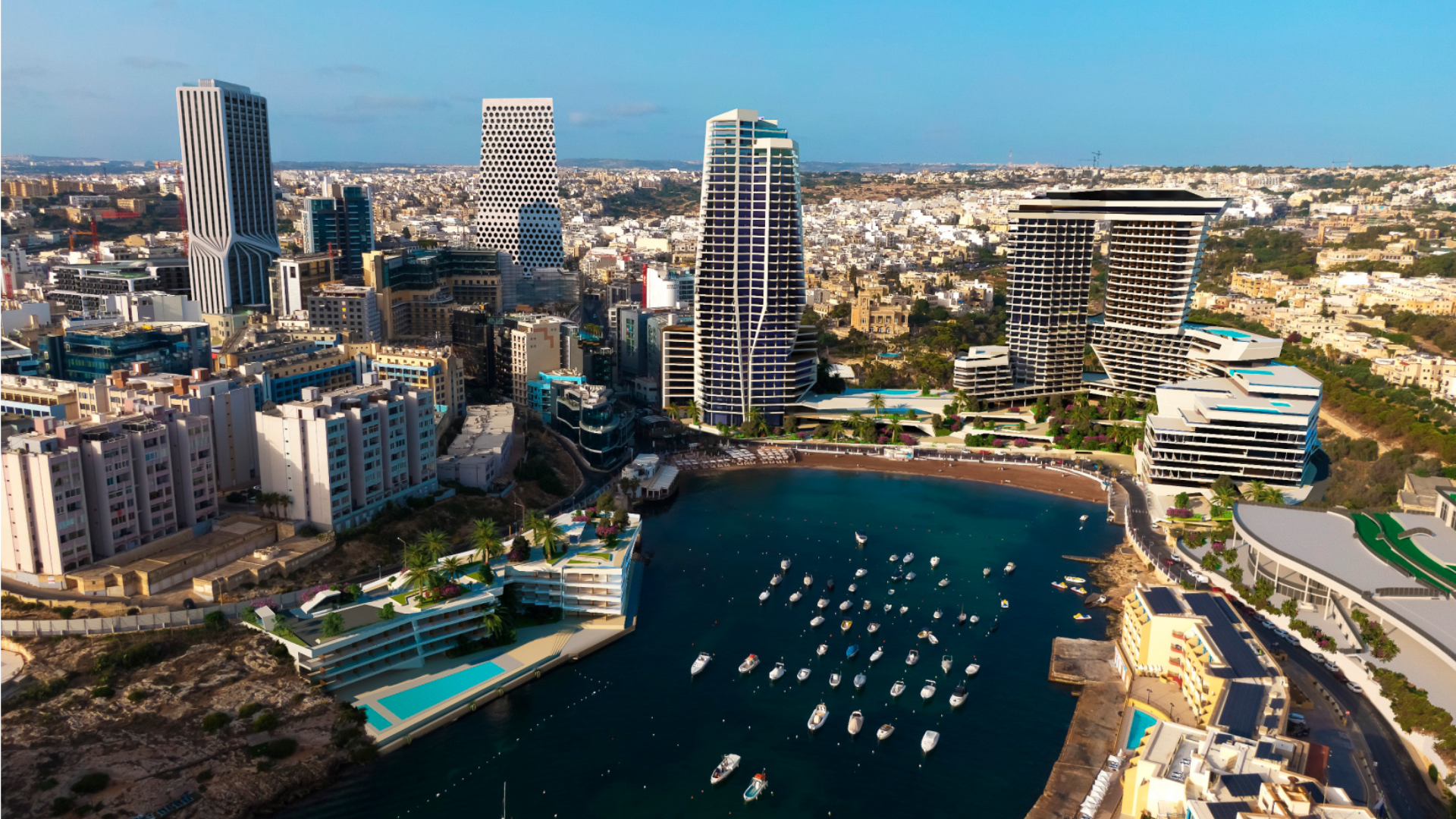 A holistic view of proposed megadevelopments in St. Julian's - Photo: ERA